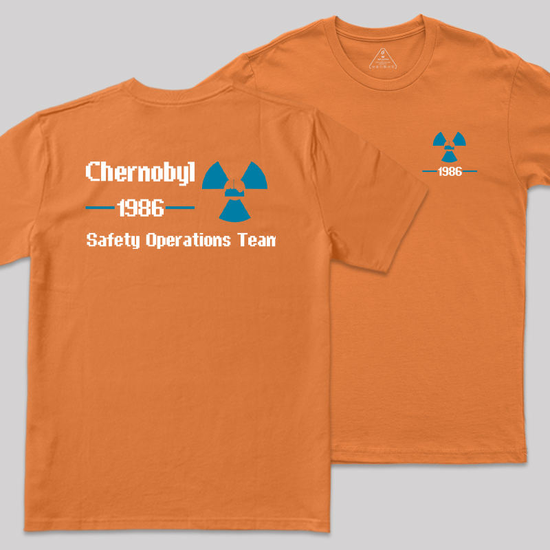 1986 Chernobyl Front and Back Printed T-Shirt