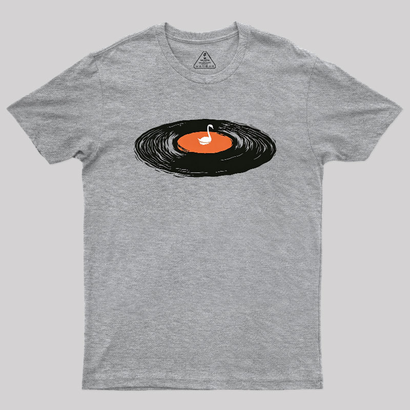 Swan Lake Vinyl Record Visual Geek T-Shirt