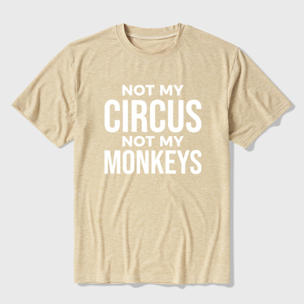Not My Monkeys Ultra Soft Heather Tee