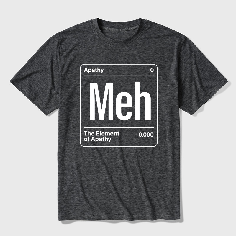 The Element of Apathy Ultra Soft Heather Tees