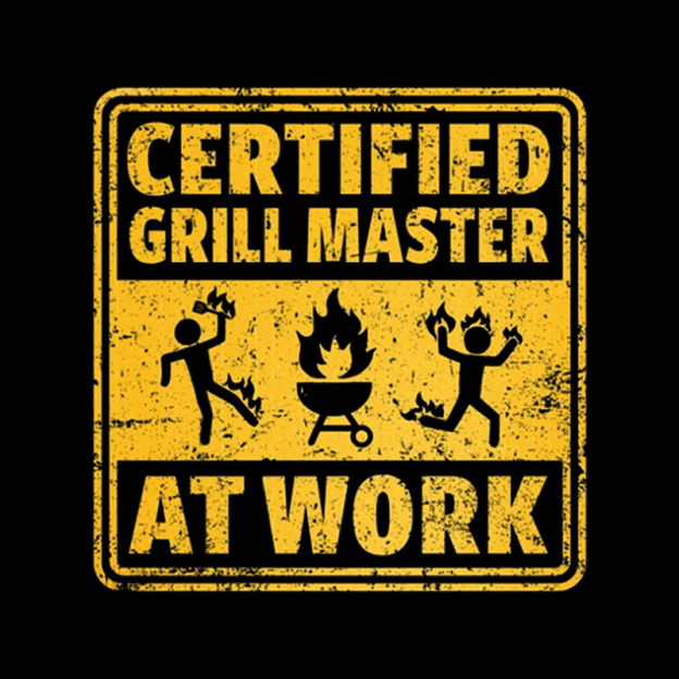 Certified Grill Master At Work Geek T-Shirt