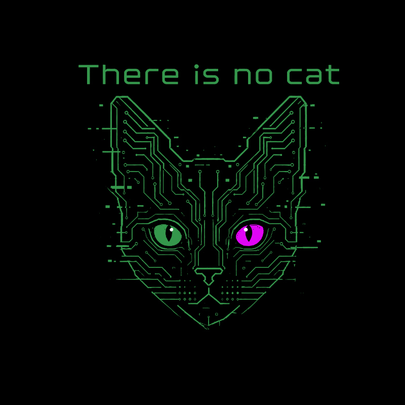 There Is No Cat Geek T-Shirt