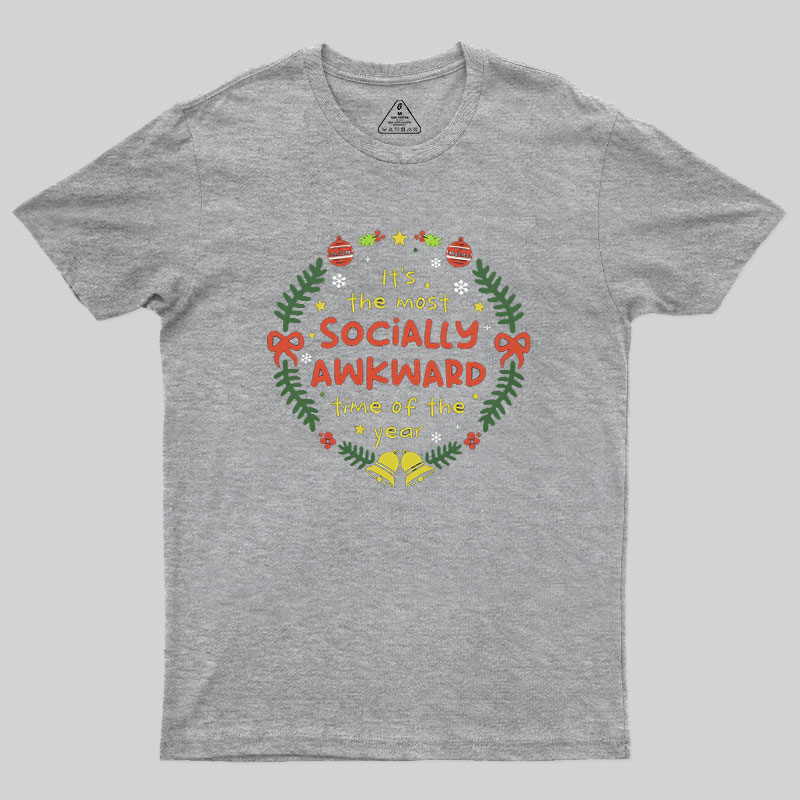 Socially Awkward Christmas Geek T-Shirt