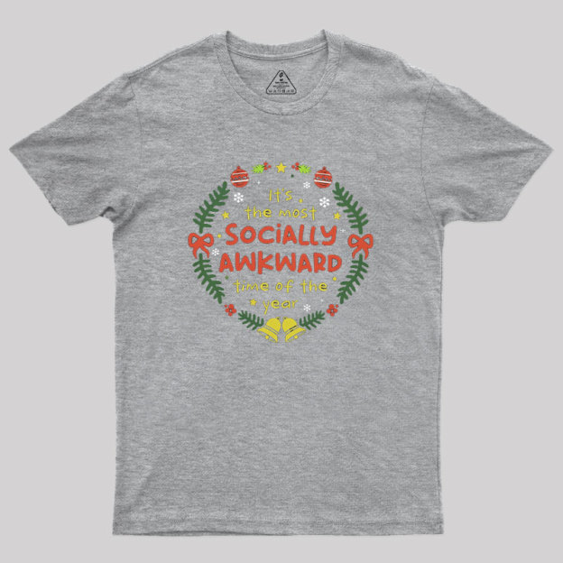 Socially Awkward Christmas Geek T-Shirt