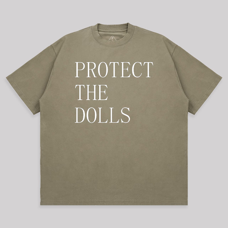 Protect The Dolls Unisex Oversized T-shirt