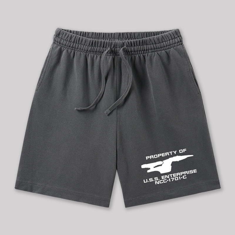 Ncc 1701 Geeky Washed Shorts