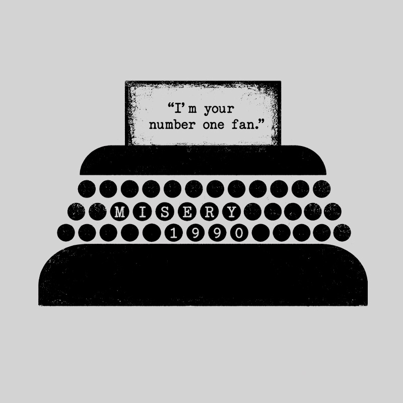 Number One Fan Retro Typewriter Geek T-Shirt