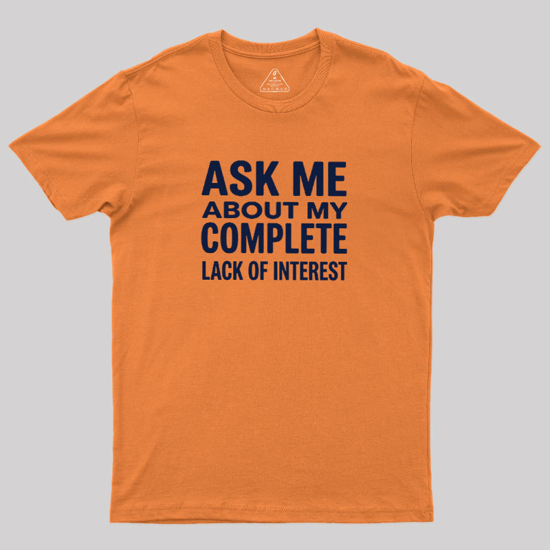 Interest Not Found Geek T-Shirt
