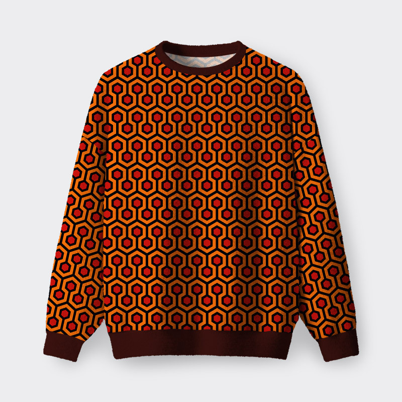 Geeksoutfit Van Gogh's Starry Night Spaceship Fuzzy Fleece Sweatshirt for Sale