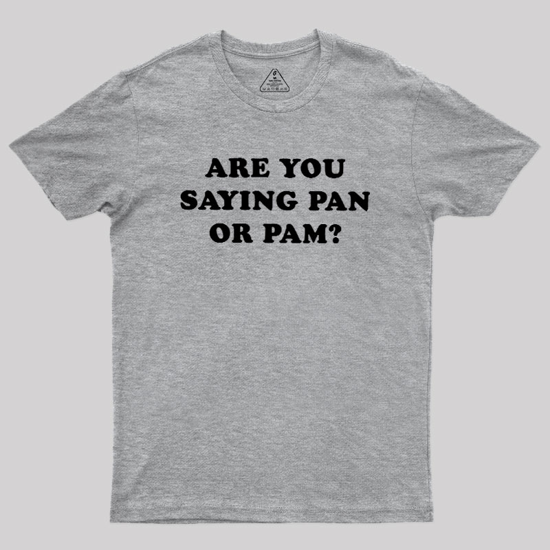 Are You Saying Pan Or Pam Geek T-Shirt