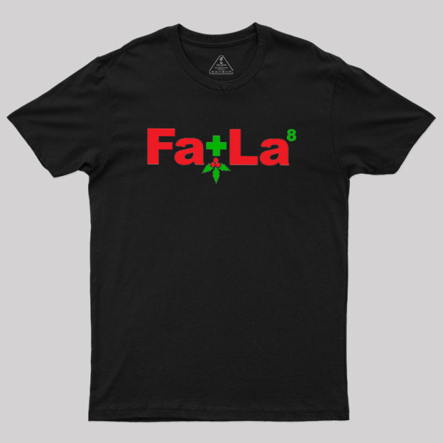 Fa La Equation Christmas Geek T-Shirt
