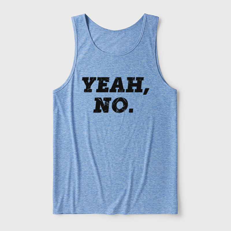Yeah No Ultra Soft Heather Tank