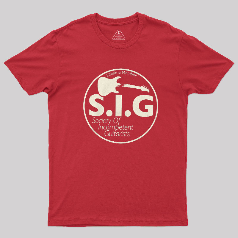 Society Of Incompetent Guitarists Geek T-Shirt