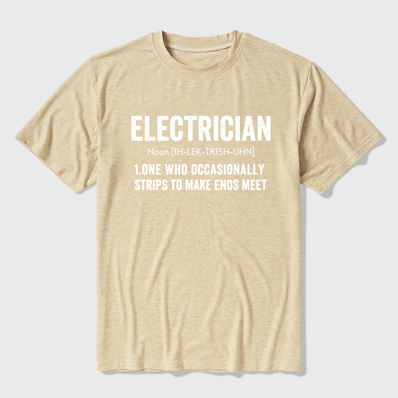 Electrical Engineer Technician Funny Definition Ultra Soft Heather Tee
