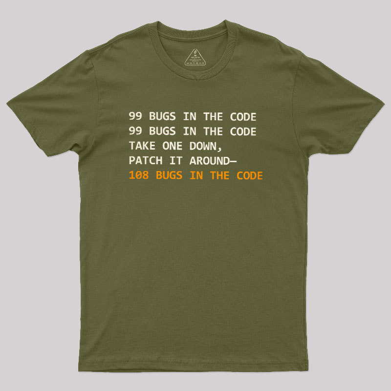 99 Bugs In The Code Geek T-Shirt