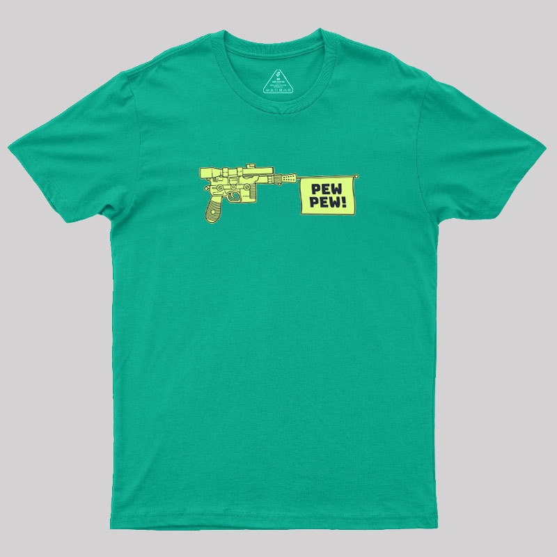 Laser Gun Pew Pew Geek T-Shirt