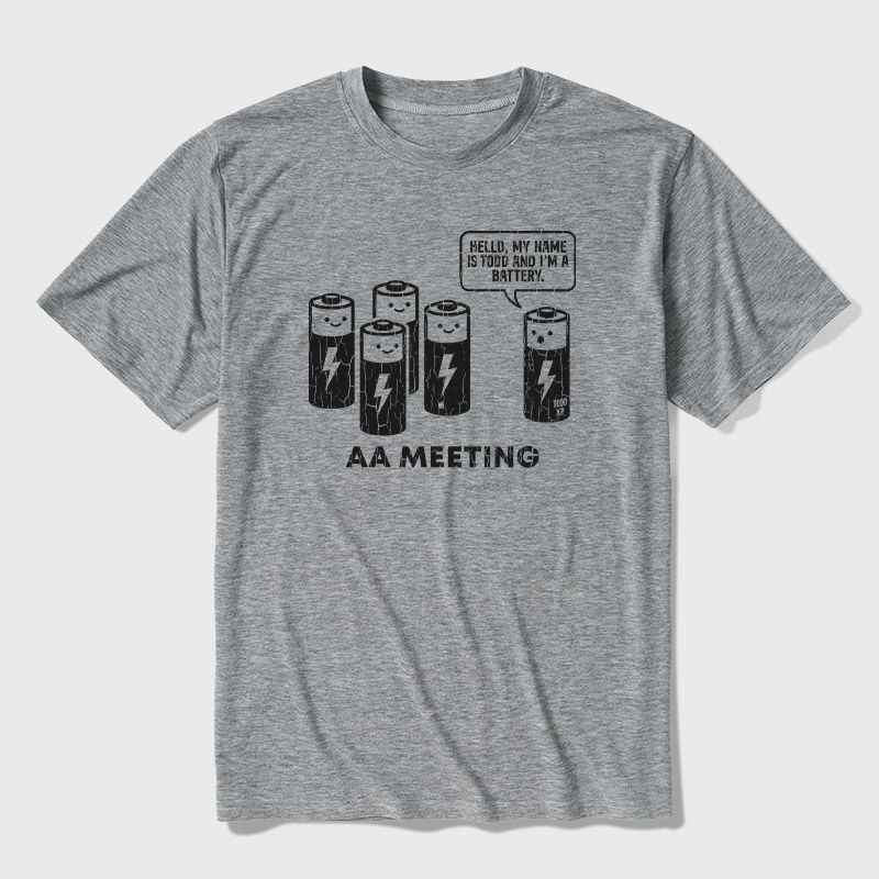 AA Meeting Ultra Soft Heather Tee