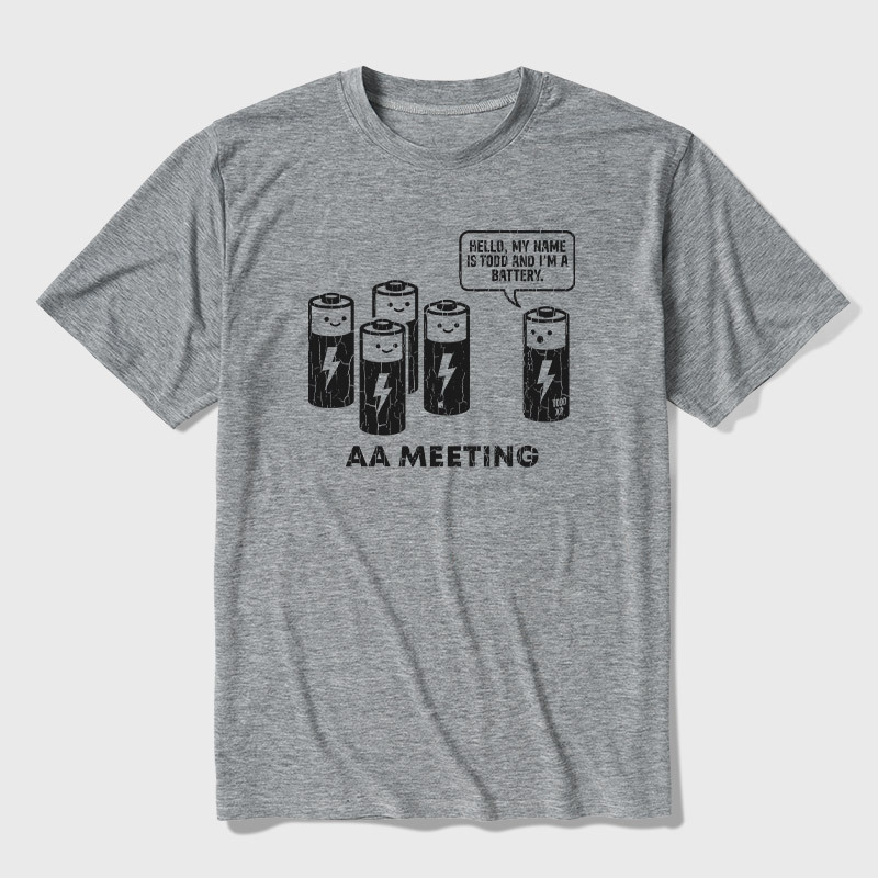 AA Meeting Ultra Soft Heather Tee