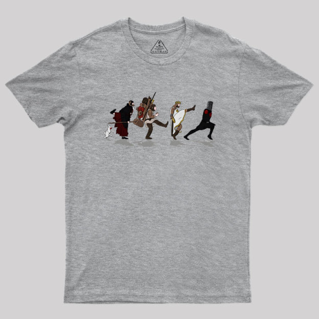 Walking Towards the Grail Geek T-Shirt