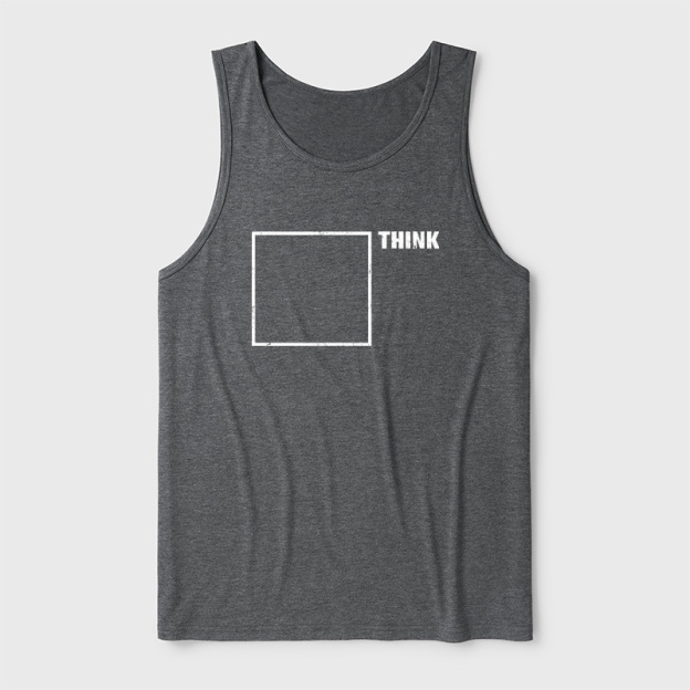 Think Outside the Box Ultra Soft Heather Tank