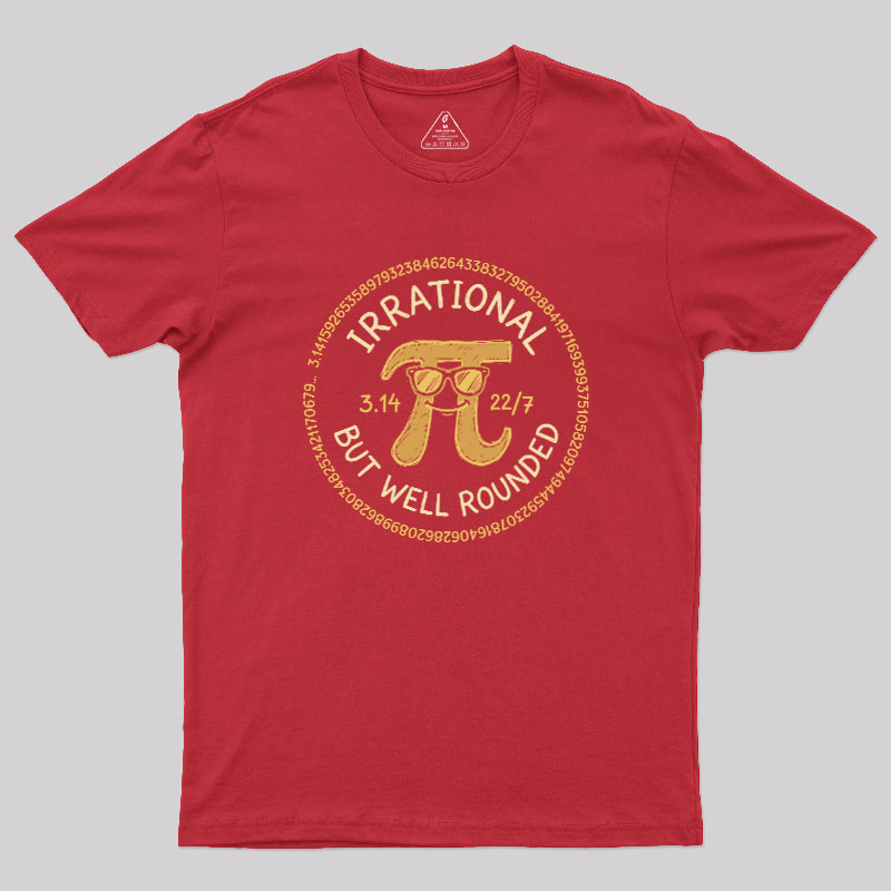 Well-Rounded Pi Geek T-Shirt