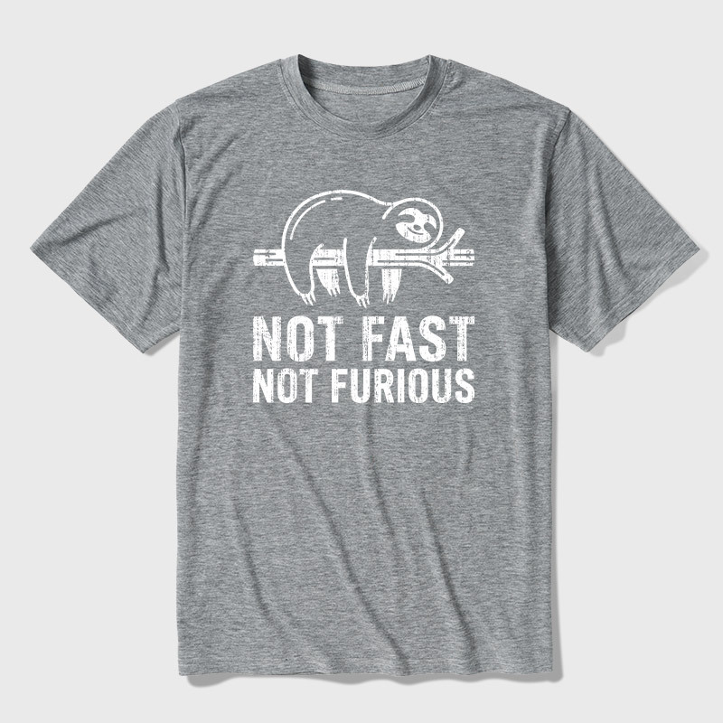 Not Fast Not Furious Ultra Soft Heather Tee