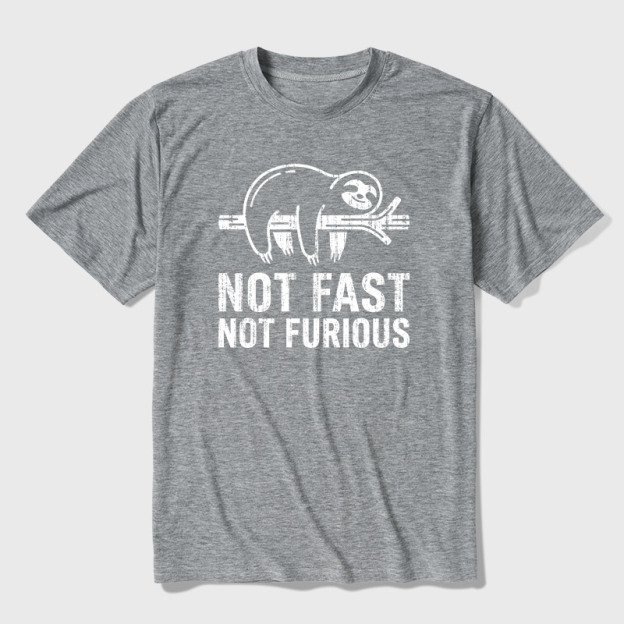 Not Fast Not Furious Ultra Soft Heather Tee