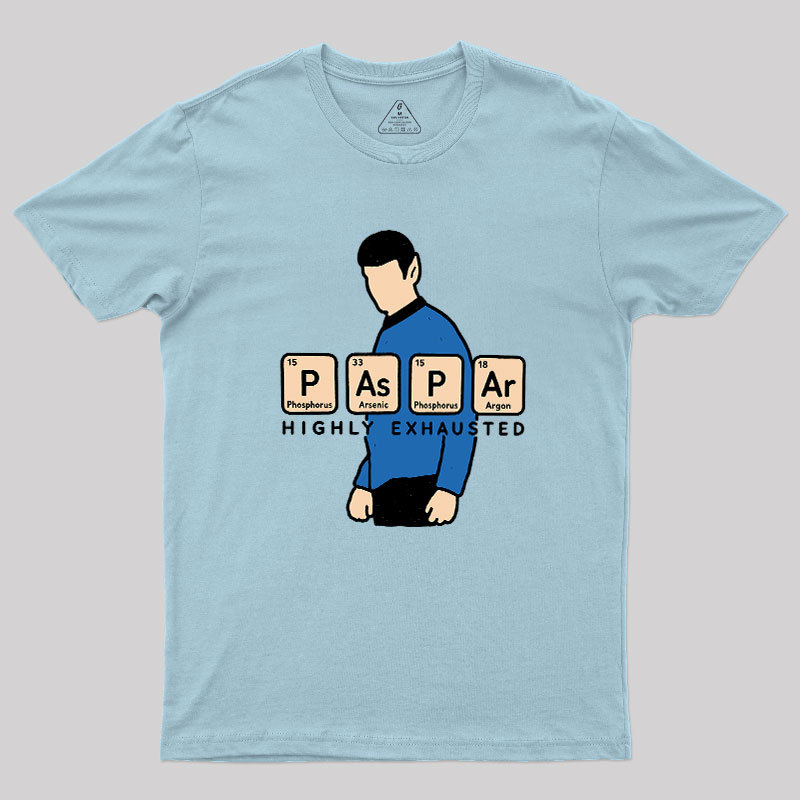 Exhausted Spock Geek T-Shirt