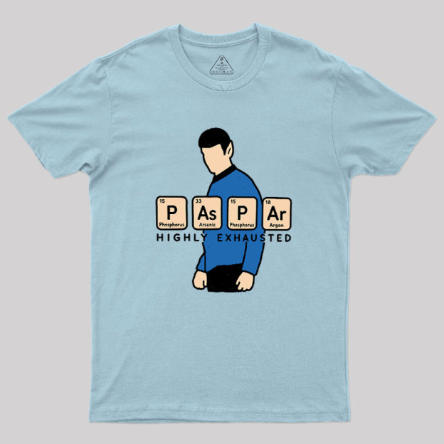 Exhausted Spock Geek T-Shirt