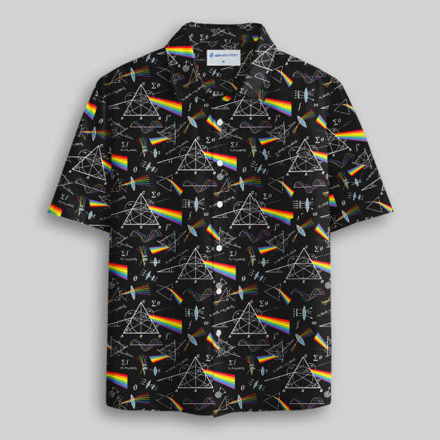 The Spectrum Vintage Scientific Illustration Button Up Pocket Shirt