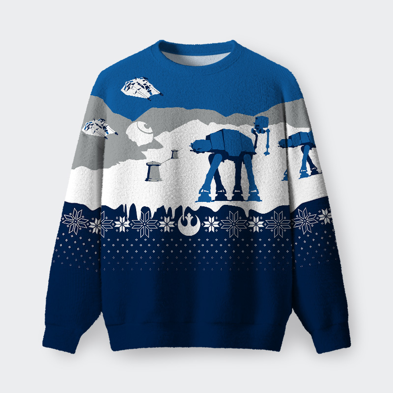 Battle of Ice Planet Fuzzy Fleece Sweatshirt