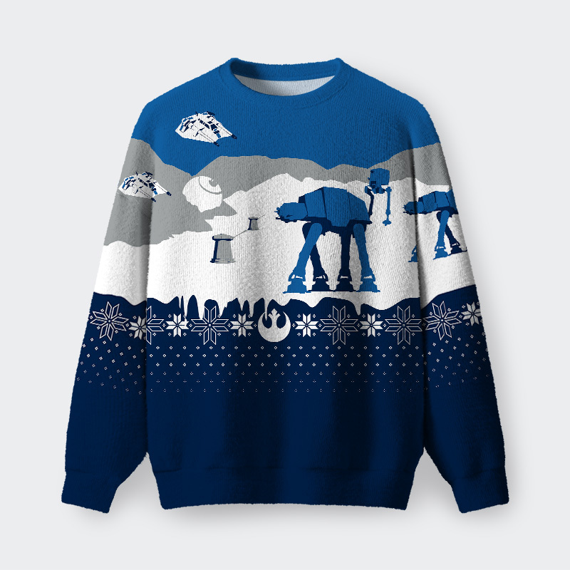 Geeksoutfit Battle of Ice Planet Fuzzy Fleece Sweatshirt for Sale