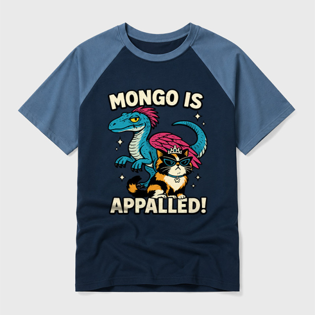 Mongo is Appalled Geek Retro Raglan T-Shirt