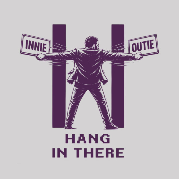 Innie VS Outie Geek T-Shirt
