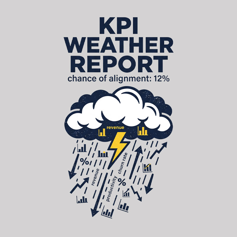 KPI Weather Report Geek T-Shirt