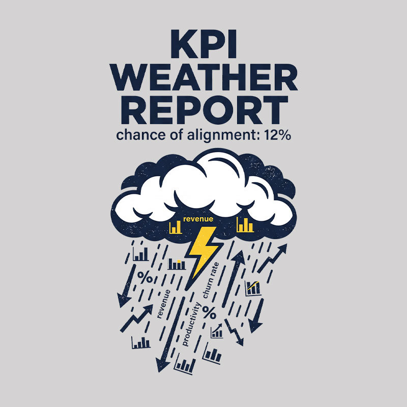 KPI Weather Report Geek T-Shirt