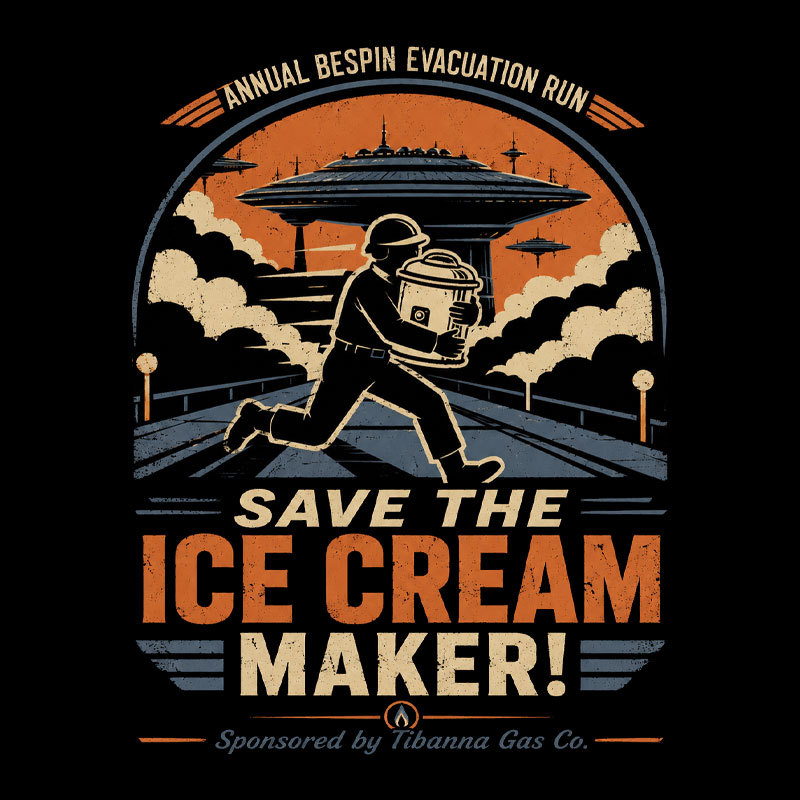 Save The Ice Cream Maker Geek T-Shirt