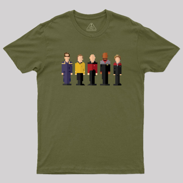 Spaceship Captains Geek T-Shirt