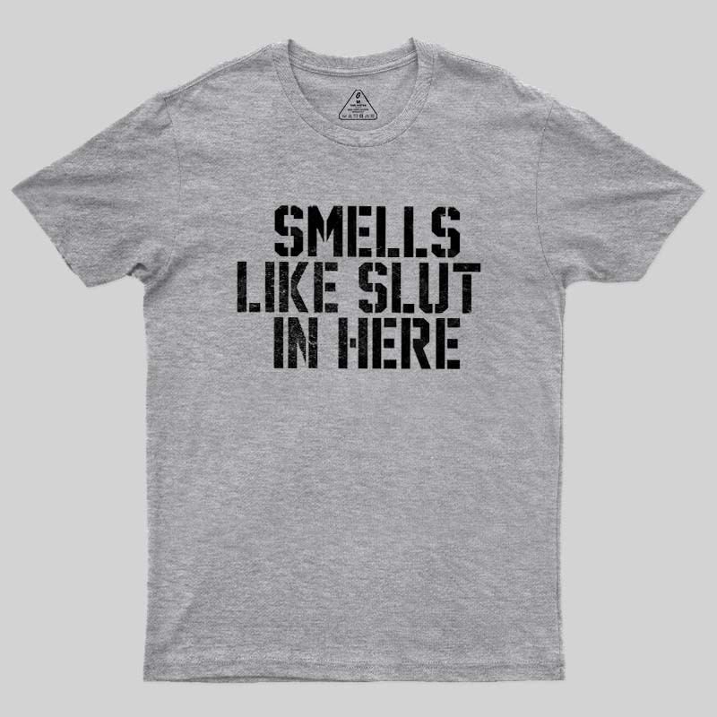 Offensive Smells Like Slut In Here Geek T-Shirt