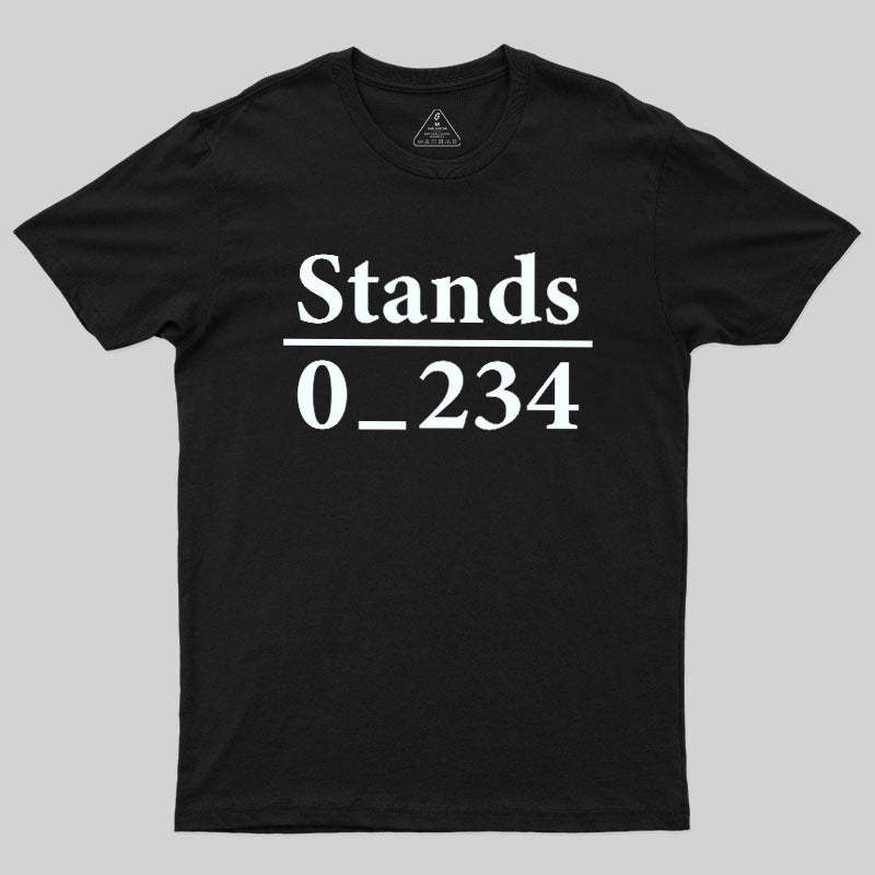 Geeksoutfit No 1 Under Stand T-shirt for Sale