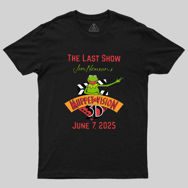 Geeksoutfit The Last Show Muppet Vision 3D Geek T-Shirt for Sale online