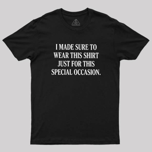 Formal Sarcasm Geek T-Shirt