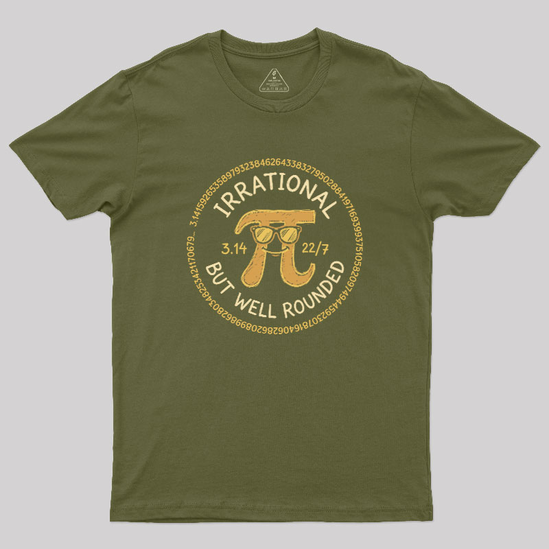 Well-Rounded Pi Geek T-Shirt