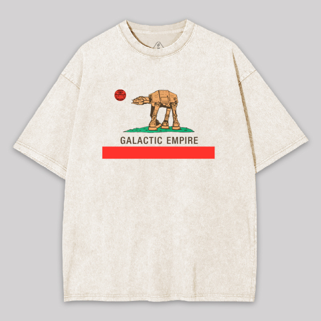 Galactic California Geek Washed T-shirt