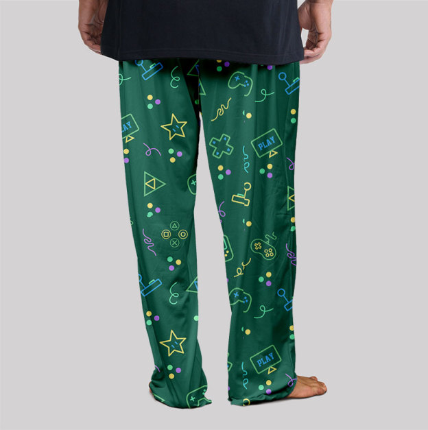 Game Icon Vintage Geek Loungewear Pants