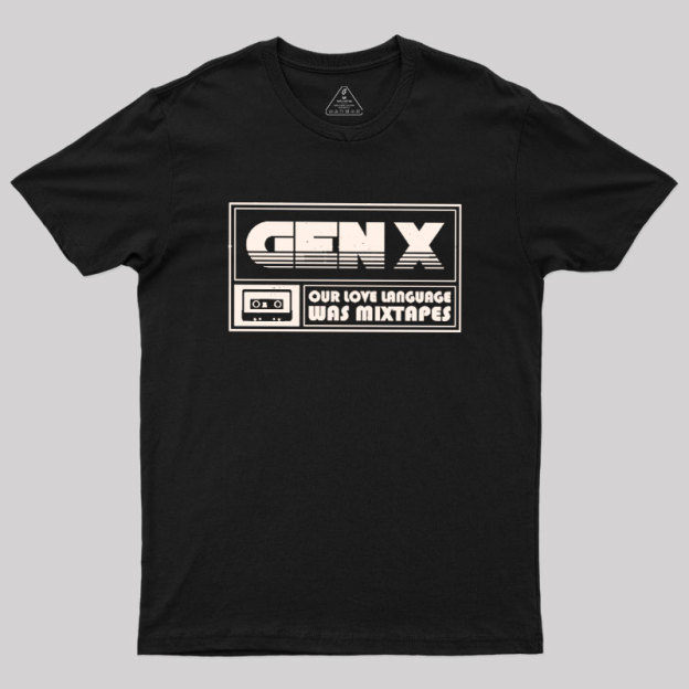 Gen X Cassette Lover Geek T-Shirt