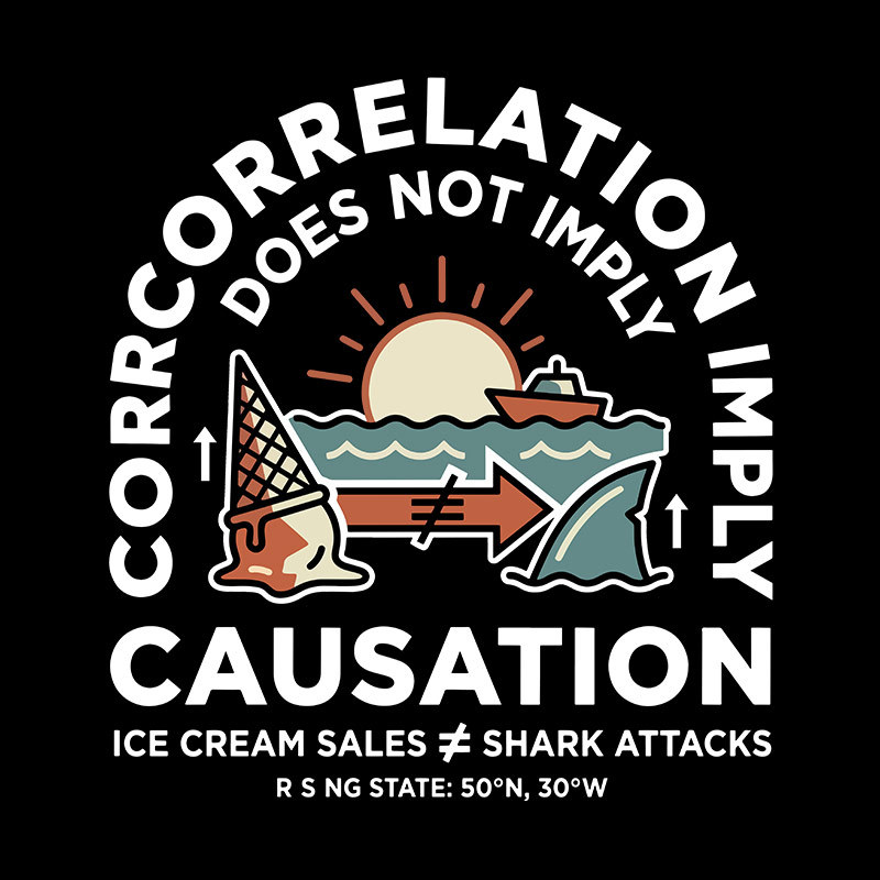 Spurious Correlation Geek T-Shirt