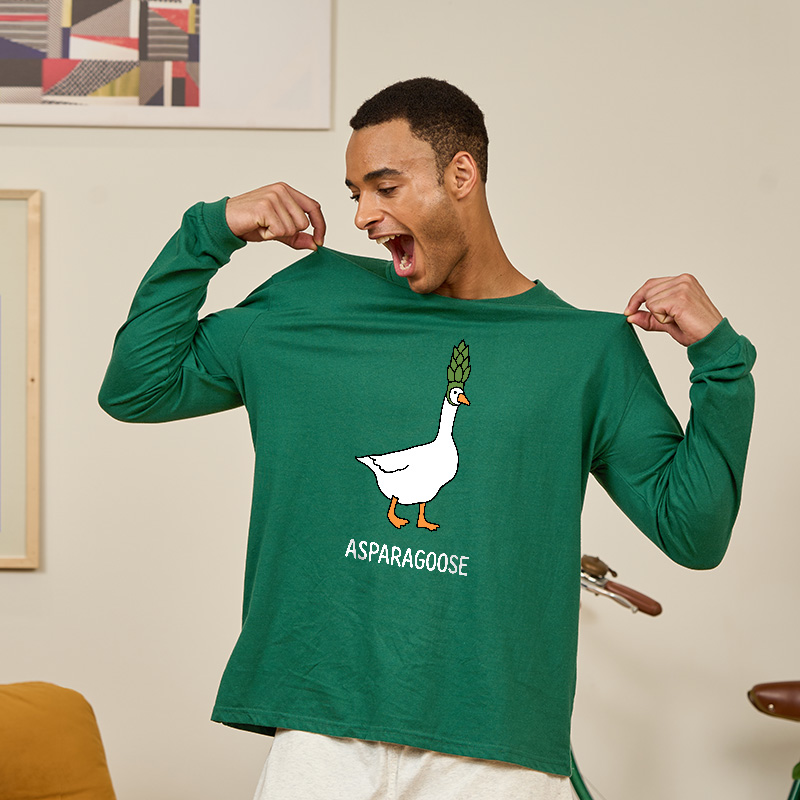 Asparagoose Geek Long Sleeve T-Shirt