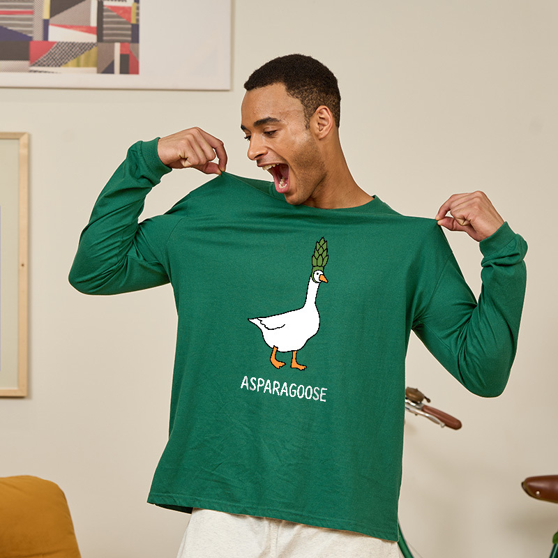 Asparagoose Geek Long Sleeve T-Shirt