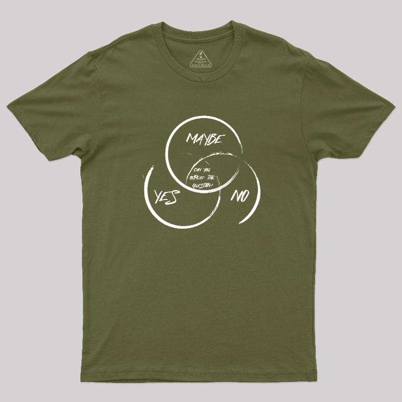 Yes No Maybe Geek T-Shirt